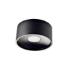 Matte texture, simple black, light comfort Surface mounted down light